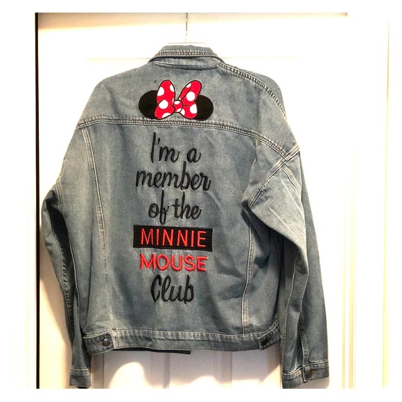 minnie mouse club jean jacket